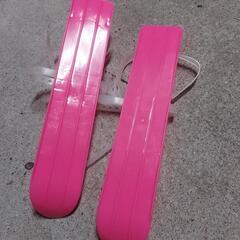 雪遊び プラスチックスキーの画像