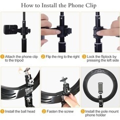 撮影用　リングライトの画像