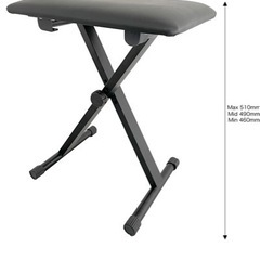 キーボードベンチ（ピアノ椅子）の画像