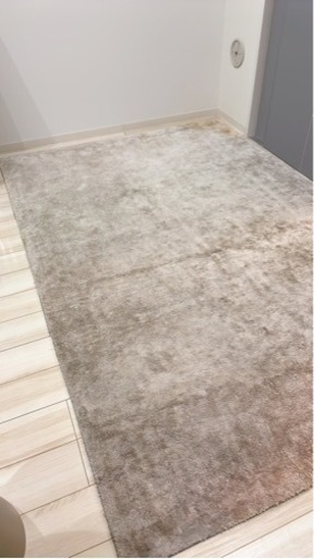 グラーデショングレーラグ　170cm✖️260cm