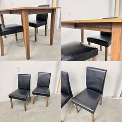 14871 伸縮タイプダイニングテーブルセット 椅子2脚 ◇大阪市内・東