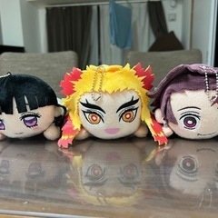 鬼滅の刃　エクストラ寝そべりぬいぐるみ　3つセット