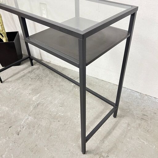  14864  IKEA パソコンデスク　PCデスク　デスク　VITTSJO   ◆大阪市内・東大阪市他 5,000円以上ご購入で無料