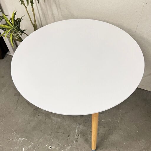  14838  EAMES ROUND TABLE カフェテーブル　ダイニングテーブル   ◆大阪市内・東大阪市他 5,000円以上ご