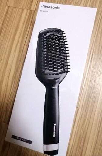Panasonic ブラシストレートアイロン 黒 EH-HS31-K