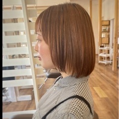 明日19日朝10時半からカット＋カラー＋髪質改善トリートメント❣️
