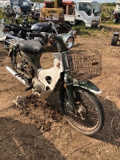 ホンダ　スーパーカブ70     ジャンク　書類付ベース