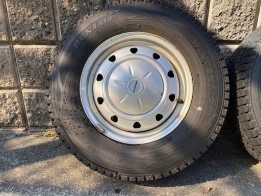 ダンロップ　ウィンターマックス　21年　165/R13 4本　ホイール付
