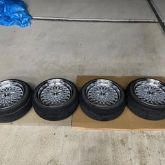 メッシュホイール 15×8J/＋20/PCD100 ４本セット ...