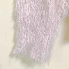 【Rag Out】くすみピンクハイネックニットプルオーバー（Ｍ）の画像