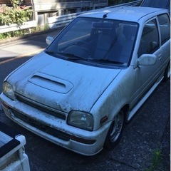 ダイハツ　ミラ　車高短　旧車　書類付実働ベース車