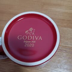 未使用品　ゴディバ　クリスマス柄　オリジナルマグカップの画像