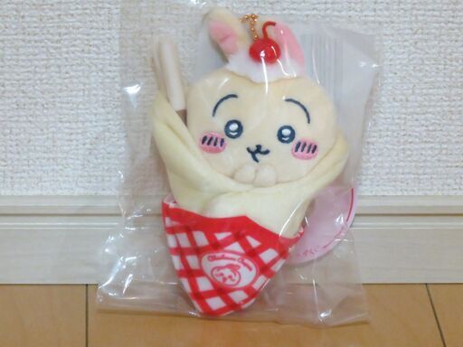 ③「ちいかわ クレープくじ」C賞 マスコット うさぎ (青サク) 河辺の