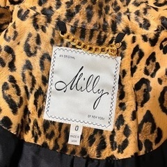 ニューヨークブランドMilly レオパード本物毛/ファーの画像