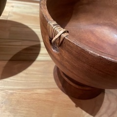 木製物入れ2個の画像