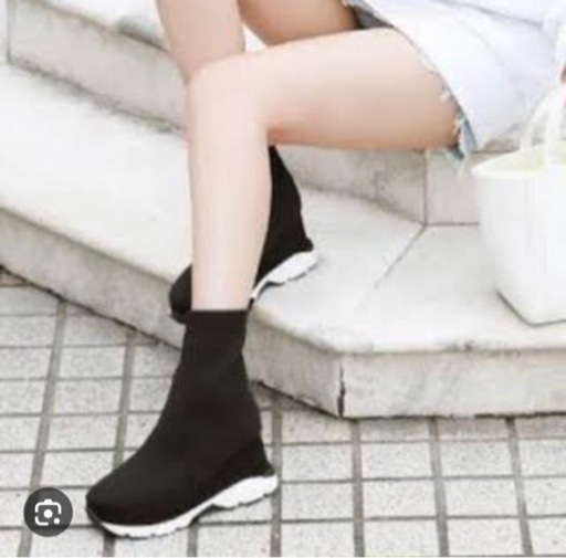 rady 厚底ソックスブーツ