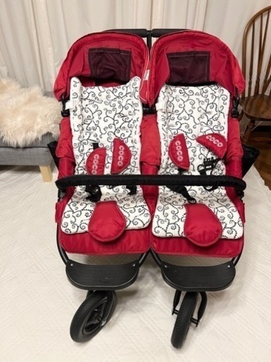 【お話中】Airbuggy COCO DOUBLE エアバギー ココダブル 双子 年子 2人乗り ベビーカー