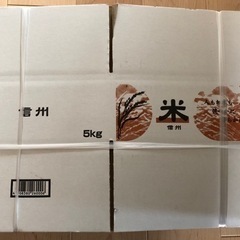 米用段ボール　5㎏　10枚　【未使用】の画像