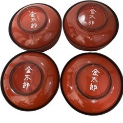 どんぶり 4点セット 漆器 吸物椀 漆芸