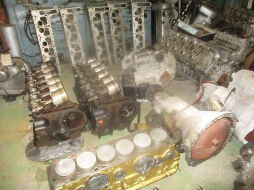 オールドMベンツ113SL-ユーズドエンジン部品-ピストンセツト