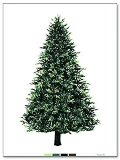 クリスマスツリーのタペストリー　縦146センチ！