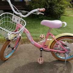 女児自転車16インチの画像