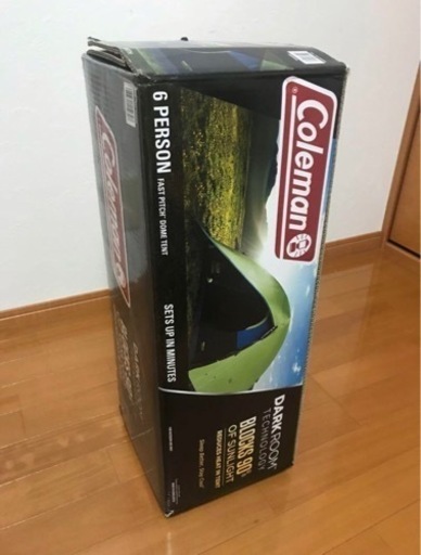 【Coleman】6人用  ファストピッチ ダークルームテント  新品未使用