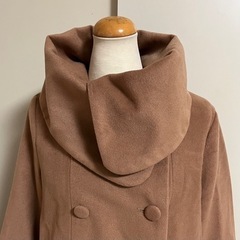 スタンドコート　ピーコート　ビッグ襟の画像