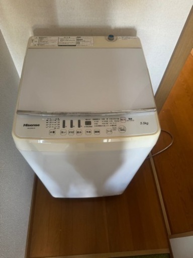 洗濯機 5.5kg hisence