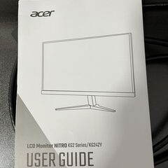Acer ゲーミングディスプレイ KG242Ybmiix 23.8型ワイド IPS 非光沢 フルHD(1920×1080)1ms(VRB) 48-75Hz(HDMI/VGA) HDMIの画像
