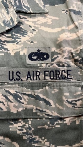 USAF 空軍 ABU タイガーストライプ カモフラージュ ユニフォーム トップ