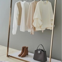 【引取限定】新橋二つ引取で0円 ハンガーラック+テレビスタンド