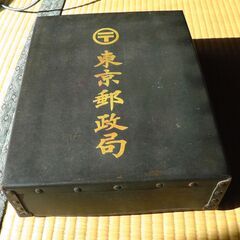 レトロ　東京郵政局　書類箱
