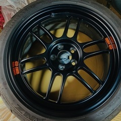 【美品】18インチ　ENKEI　エンケイ　RPF1 マットブラッ...