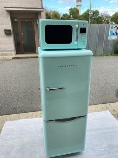 ✨美品✨おしゃれ　冷蔵庫　レンジ　セット