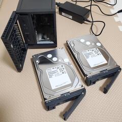 データサーバー LAN接続 Netgear ReadyNAS 212  2TBのHDD 2台付きの画像