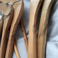 木製ハンガー　6本セットの画像