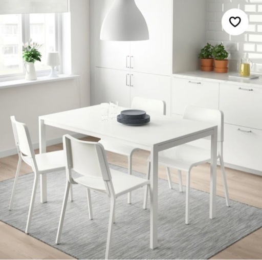 IKEA テーブル& チェア　ダイニングセット