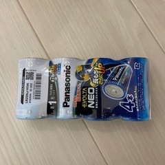 【激安400円！】(未使用)単1電池　4個入り　の画像