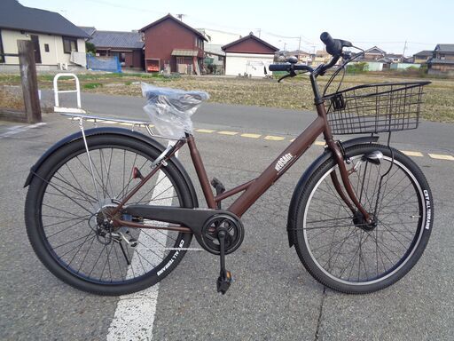 NEOSAGE 27インチ 6速 軽快車 茶色（209）