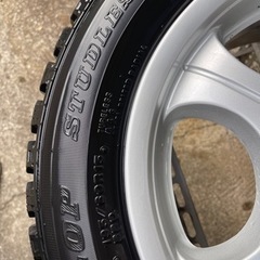 中古ホイール  純正15インチアルミホイールタイヤ付き4本セット の画像