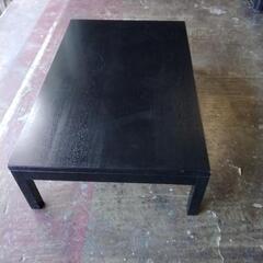 ローテーブル　座卓黒　傷ありの画像