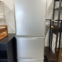 【283】　SHARP　大型冷蔵庫　350L 安心の保証付き 283SHARP 大型冷蔵庫 350L 安心の保証付き