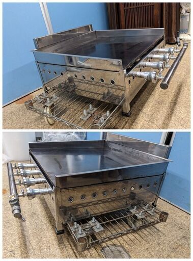 ☆伊藤金属工業所 ガス式グリドル 卓上用 鉄板 2021年製 TYS600 プロパン用