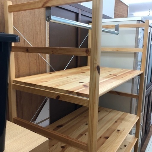 無印良品　MUJI  パイン材ユニットシェルフ　ワードローブ　売ります！
