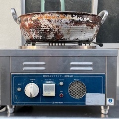 動確済み】ニチワ 電気天ぷらフライヤー SEFD-4H 単相 200V 天ぷら