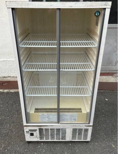 【動確済み】業務用 ホシザキ 小型 冷蔵ショーケース SSB-70C2 267L 700×550×1410 グラスショーケース グラス冷蔵庫 厨房機材 大阪発