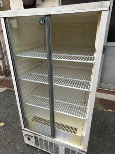 【動確済み】業務用 ホシザキ 小型 冷蔵ショーケース SSB-70C2 267L 700×550×1410 グラスショーケース グラス冷蔵庫 厨房機材 大阪発
