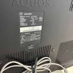 【お取引中】AQUOS テレビ　32型の画像