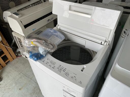 洗濯機の分解クリーニング行っています！配送設置込み　東芝7.0K洗濯機　DDインバーター　2018年製　分解クリーニング済み！！
